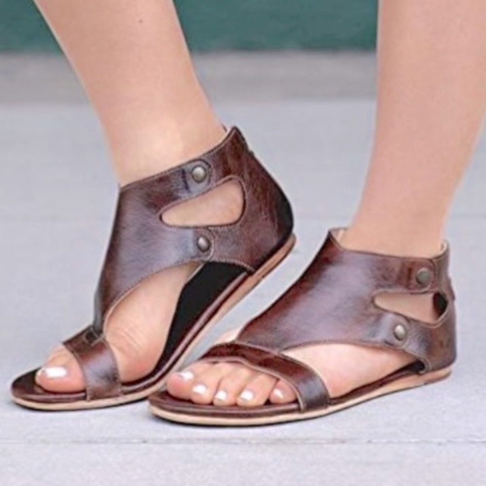 Bed Stu Leather Soto Sandals Size 10